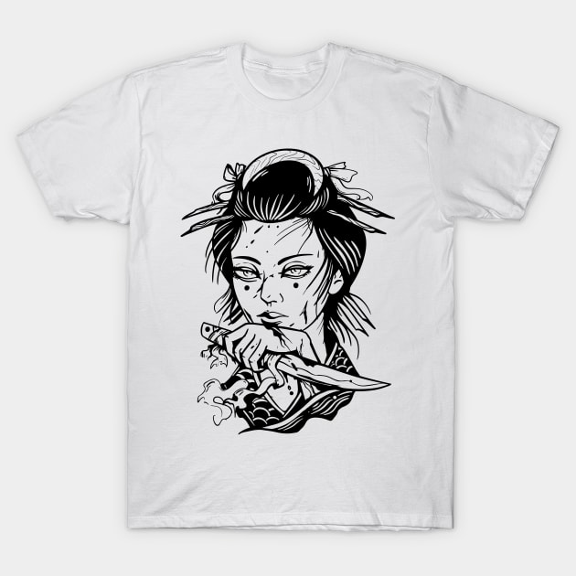 Geisha by Digent.ink T-Shirt by uongduythien@gmail.com